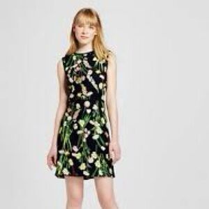 Victoria Beckham for Target Floral Sheath Dress Size Medium